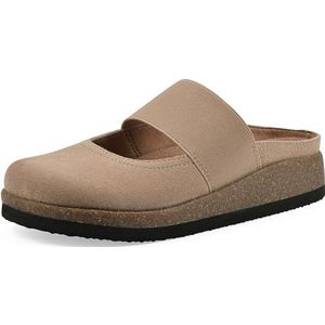 WHITE MOUNTAIN Bassi Mule voor dames, Strand Hout Suede, 36 EU