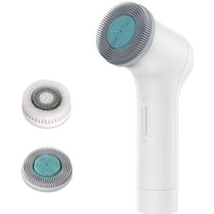 MYCARBON Elektrische gezichtsreinigingsborstel, IPX7, wit