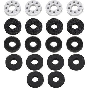 YINETTECH 18 stks Precisie Ringen Aim Assist Ringen Spons Ringen Compatibel met Xbox One Compatibel met Switch Pro Controller Motion Control 4 verschillende sterktes