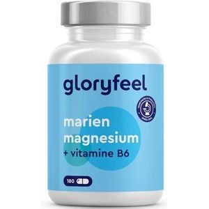 Magnesium Marine - Hoogwaardig zeemagnesium puur en elementair uit zeezout - Gemaakt van magnesiumoxide - Extra verrijkt met vitamine B6-100% veganistisch & zorgvuldig getest in het laboratorium