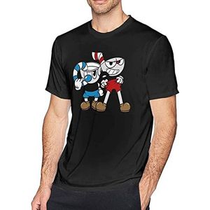 Cup-Head T Shirt Men Classic Short Sleeve Man Blouse Tee Tops for Unisex Adult T-shirts & overhemden(X-Large)