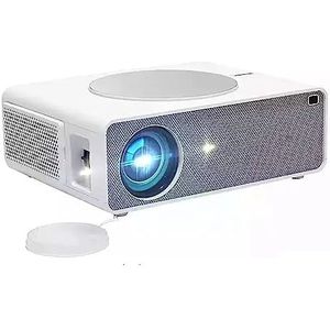 4K-projector, Android-projector, Full HD, 1080P, led-projector, 6500 lumen, wifi-miniprojector, draagbare projector compatibel met tv-stick/HDMI/VGA/USB/dvd/game (Android-versie, UK-stekker)