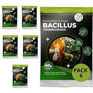 Trabe Bacillus Thuringiensis, 6 stuks, 40 g, milieuvriendelijke bescherming tegen rupsen, beschermt alle soorten planten en planten tegen ongedierte, respecteert dieren, milieu en mensen