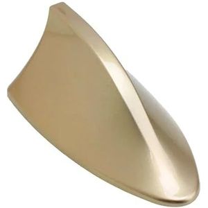Audio- & videoantennes voor auto Autoradio Haaienvinantenne FM-signaalontwerp Geschikt voor universele auto's Antennes Auto-exterieur Styling Vervanging Auto-antenne(Golden)
