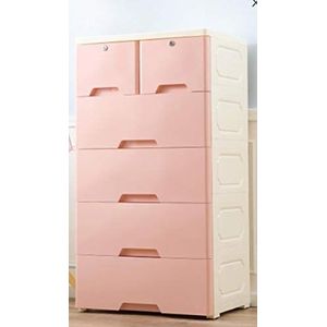 yqtoy Plastic Garderobe Kast Kids Garderobe Slaapkamer Kast Opslag Kinderen Kast Organizer