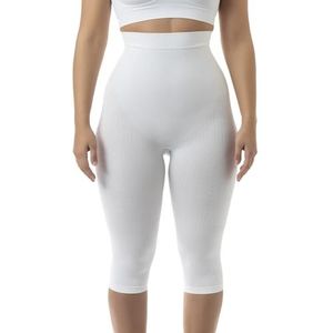 FarmaCell 323 (Wit, L/XL) Masserende figuurvormende lange broek met pushup en anti-cellulitis effect
