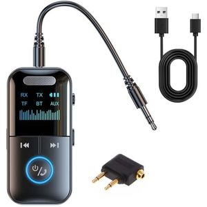 Colexy - Bluetooth-adapter - 2-in-1 - Bluetooth 5.3 - 3,5 mm jack - Tot 12 uur gebruik