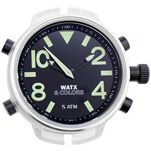 Watx&Colors XXL analoog herenhorloge analoog kwartsuurwerk met rubber armband RWA3704