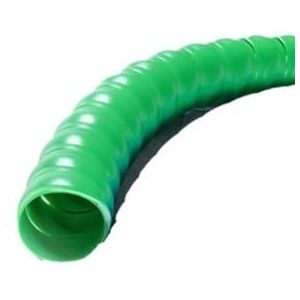 2 meter 5 spiraaldraden organizerbehuizing 8 mm tot 22 spiraallijn beschermende computerkabel flexibele hydraulische slanghuls(Green,22mm 2 Meter)