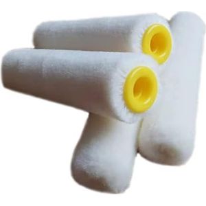 Hotmelt wol kleine trommelborstel kort haar fijn haar duimrol kernrand reparatierol borstel decoratie (Size : Hot melt wool brush head 5pcs)