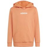 adidas Unisex niños ESSENTIALS HOODIE, Dusky Orange/white, 15-16 Years