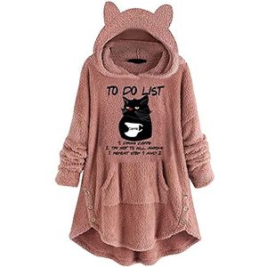 Hoodies - Roze - Kawaii - Pullover - Dames