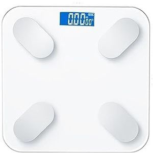 Badkamer Bluetooth-weegschaal Slimme Elektronische Lichaamsvetweegschaal Vloerweegschaal LED-weergave Gegevens Aangesloten Mobiele Telefoonanalysator Gemakkelijk Te Gebruiken