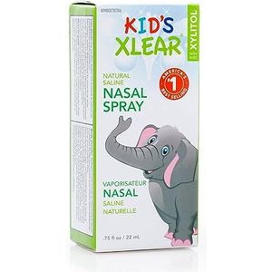 Xlear Neusspray Natuurlijk met Xylitol voor Kinderen – Reinigende & Hydraterende Neusverzorging – 22 ml (1 Stuk)