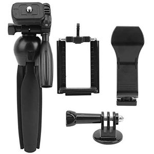 Desktopstatief, 360 Graden Verstelbare Desktopstandaard Rekbaar Statief met 1/4 Inch Schroefpoort voor Microfoon Actiecamera Telefoon