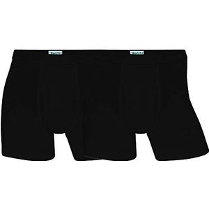 jbs ® Boxershorts heren (verpakking van 2) Ideale pasvorm katoen (zonder krasjes briefjes), Zwart, XL