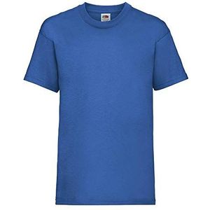 Fruit of the Loom T-shirt voor meisjes, 164 (EU), koningsblauw