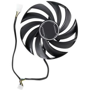 Computerkoelgedeelte RTX 4080 4090 Ventus 3X 12G OC grafische kaartkoeler GPU-koellichaam voor vervanging grafische kaart RTX4080 RTX4090 (Fan - B)