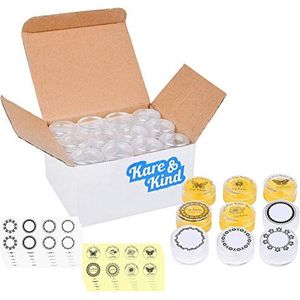 Kare & Kind - DIY Natuurlijke Lege Lippenbalsem Container Potten - 48 Verpakkingen - 5 Gram