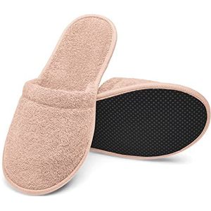 Arus - Badslippers - Poederroze - 2 Paar - 100% Katoen-Badstof