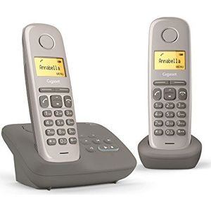 Gigaset AL170A Duo draadloze telefoon DECT/GAP, antwoordapparaat, taupe