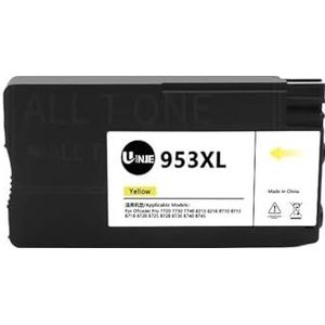 953XL 953 Inktcartridge for 7740 7730 7720 8210 8218 8710 8715 8718 8719 8720 8725 8728 8730 8740 Printer(HP 953XL - Yellow)