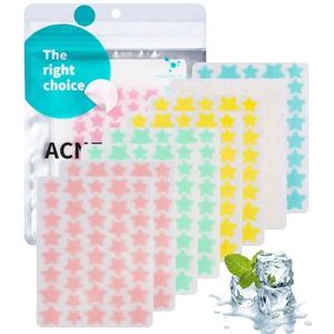 patches acne,onzichtbaar absorberend,gebruikt eenmaal daags en nacht,voor gezichtsanti CNE behandeling,rijk aan olie en salicylzuur (Sterren&Ronden 320)