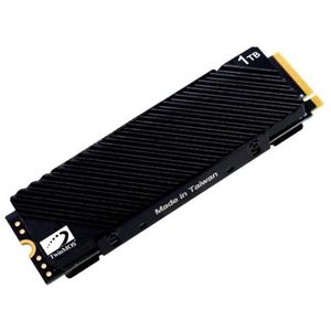 TwinMOS Xtreme PCIe Gen4X4 NVMe Pro M.2 2280 SSD harde schijf, 1 TB capaciteit, zwart