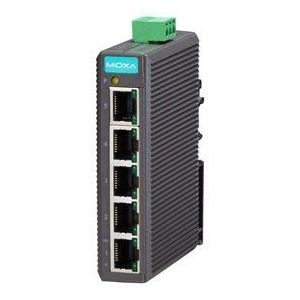 Unmanaged switch with 4 10/100BastT(X) ports, and 1 100BaseFX single-mode port with SC connector, -10 to 60°C