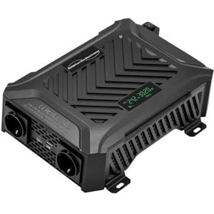 Omvormer Draagbare Auto-omvormer Zuivere Sinusgolf Dubbele Spanning 12V Tot 24V Automatische Omschakeling Zonne-omvormer 1200W Tot 3500W(DC12V,6000 50-60Hz)