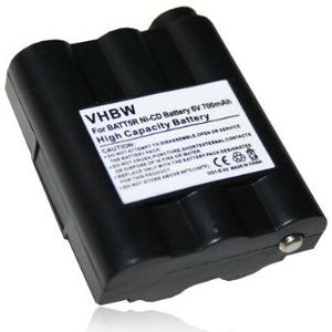 vhbw Accu compatibel met Alan/Midland Atlantic, G9, GXT-1000, GXT-1050, GXT-300, GXT-325, GXT-400 walkietalkie (700mAh 6V NiMH)