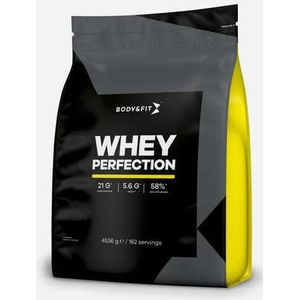Body & Fit Whey Perfection - Proteine Poeder/Whey Protein - Eiwitpoeder - 4540 gram (162 shakes) - Vanille