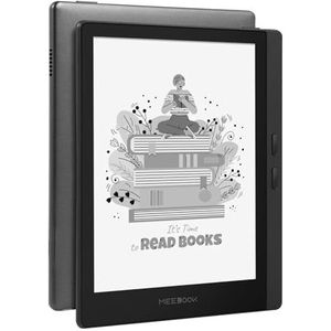 Meebook E-Reader M7 | 6.8' Eink Carta Screen | 300PPI Smart Light | Android 11 | Ouad Core Processor | Out Speaker | Support Google Play Store | 3GB+32GB Storage | Micro-SD Slot | Gray
