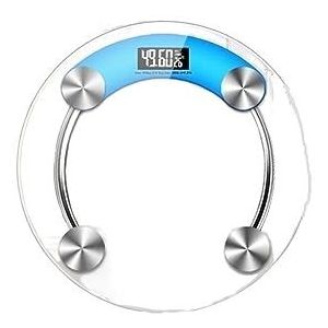 180 Kg Diameter 28 Cm Thuis Badkamer Gezondheid Digitale Elektronische Glas LCD Wegen Weegschaal Gemakkelijk Te Gebruiken
