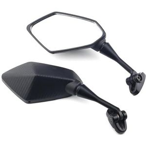 Motorfiets Zijspiegel Voor Hyosung Voor GT125R Voor GT250R Voor GT650R Voor GT650S Zwarte Motorfiets Achteruitkijkspiegels Motorfiets Spiegel Achteruitkijkspiegel Motorfietsspiegel(Carbon)