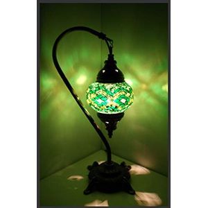 Mozaïeklamp mozaïek - staande lamp S tafellamp oosterse lamp Turkse lamp GROEN Samarkand-Lights