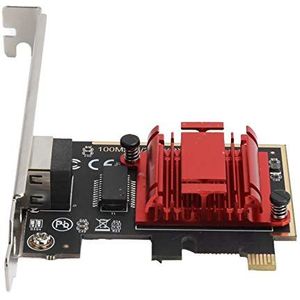 10/100 / 1000M / 2.5Gbps Gigabit Ethernet PCI Express-netwerkkaart, PCIE-netwerkadapter, RJ45-poorten PCI-E-kaart voor 10/7/8/8.1 / voor Linux/voor OS X