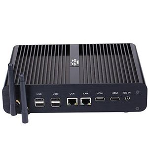 Partaker B2 Fanless Mini PC, Desktop Computer, Intel Core i7 4500U 4650U, 4GB RAM 64GB SSD, 2 x HDMI, 2 x LAN, 4 x USB 3.0, 4 x USB 2.0, optisch