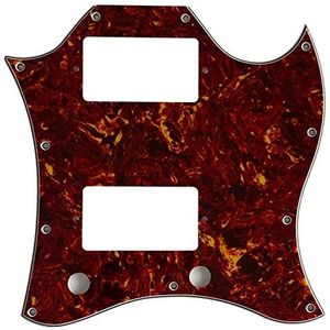 Gitaar Onderdelen Voor Gibson SG Standaard Stijl Volledige Gezicht Gitaar Pickguard 4 Ply Rode schildpad
