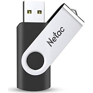 Netac 256G USB 3.2 Flash Drive，360° rotatie Pen Drive，USB Flash Drive Leessnelheid tot 90MB/sec，Thumb Drive Memory Stick