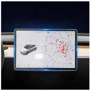Displaybeschermfolie Voor Tesla Voor Model Y 2021 2022 2023 2024 15"" Navigatieschermbeschermer Gehard Glas Beschermfolie