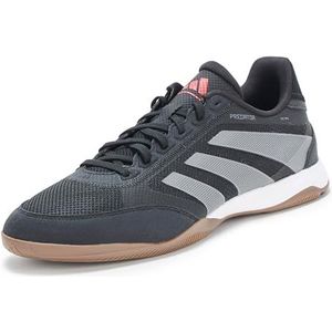 adidas Unisex Predator League Indoor Sneaker, Black/Grey/Lucid Red, 9 US Men