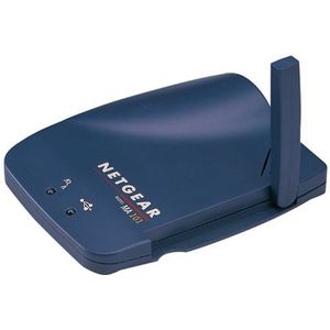 Netgear MA101 netwerkkaart, 11 Mbit/s, netwerkkaarten (draadloos, USB, 11 Mbit/s, blauw)