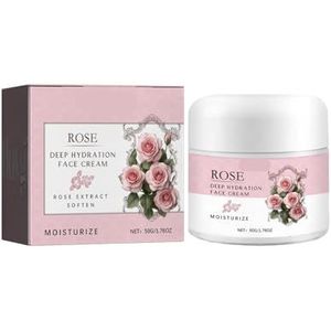 Rose Moisturizing Cream - Hydraterende, Voedende En Verzachtende Huidcrème Met Rozenextract(2PCs)