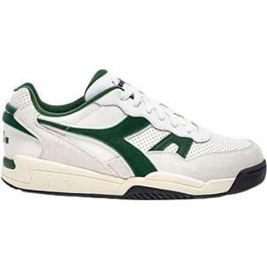 Diadora Winner Sneakers voor heren, wit, wit bladgroen, 48 EU