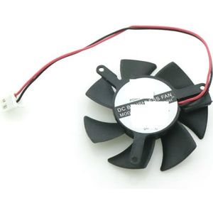 PLD05010S12H 12V 0.20A 45mm 2Pin For ASUS 9400 Graphics Card Cooling Fan(Black)
