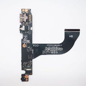 Voor Lenovo Yoga 3 Pro 1370 laptop Knopkaart schakelaar Kaartlezer M.2 SSD USB Jack IO Audio oortelefoon board NS-A322 NS-A321 (Color : Board and cable)