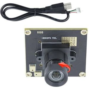 HIOPOIUYT USB Webcam Met 1/2.5Inch IMX274 Sensoring 3840x2160 30FPS Automatische/Handmatige Focusing Optie Verbetert Visuele