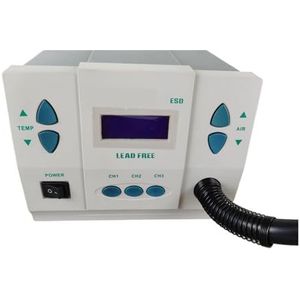 Lasstation, 861DW Heteluchtpistool Loodvrij Heteluchtlasstation Haardroger Solderen Hetelucht Rework Station Hetelucht GGun