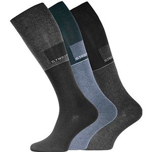 VCA - Kniekousen - Blauw - 3 of 6 Paar - Katoen met Elastaan